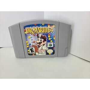 Dr. Mario 64 (Nintendo 64, 2001) Cleaned / Tested / Authentic - N64